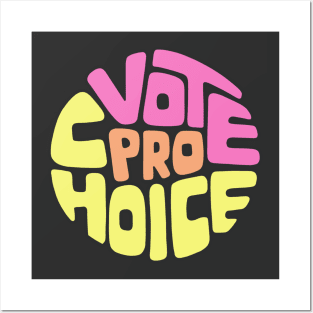 Vote Pro Choice Word Art Posters and Art